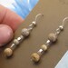 Neutral Tones - Jasper Earrings with sterling silver - by Kathryn Riechert