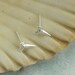 Shark Teeth Stud Earrings - Lookin' Sharp - in sterling silver by Kathryn Riechert