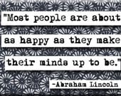 Abraham Lincoln Quote Magnet (no.171)