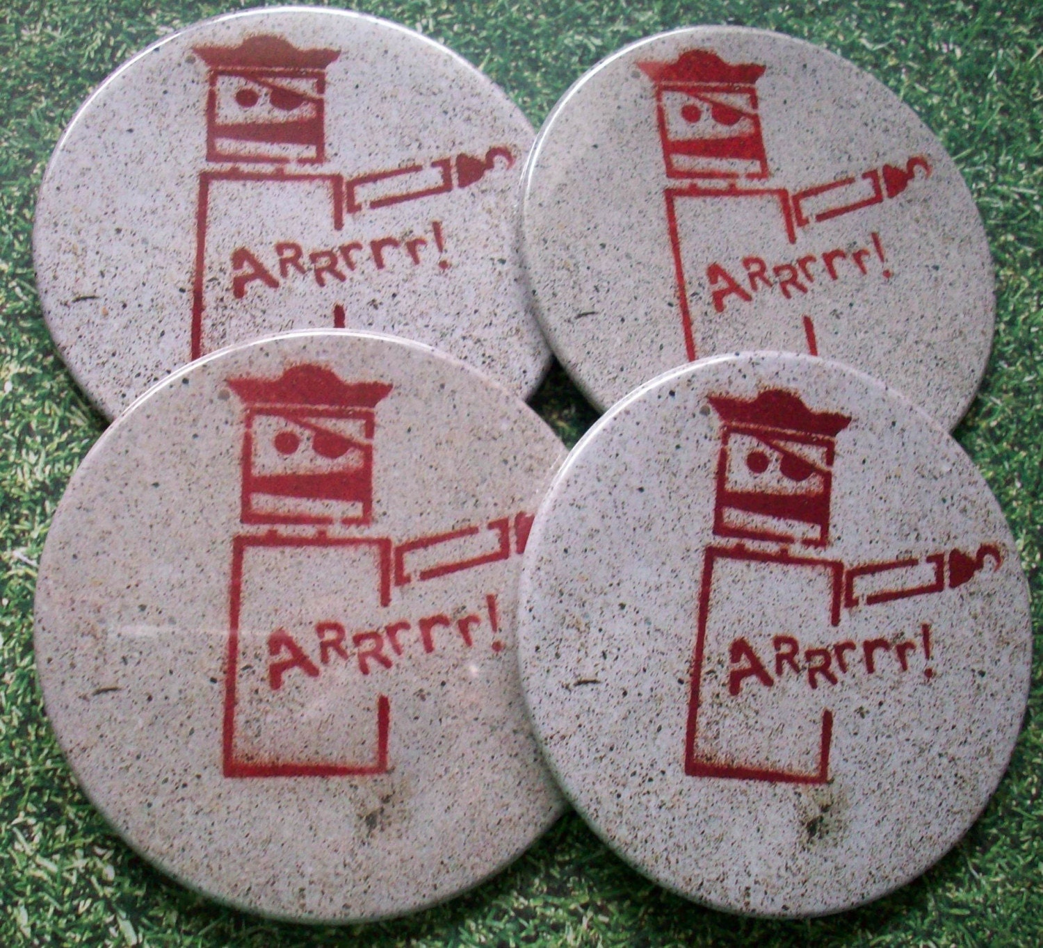 Pirate Robot Coasters