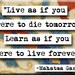 Mahatma Gandhi Quote Magnet (no.210)