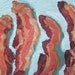COOKED BACON print - archival print of original bacon painting