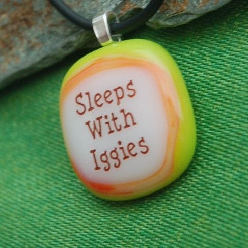 Sleeps With Iggies Charm Necklace