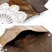 CUSTOM for bebelanezmommie - Boho Leather Messenger Bag with Crochet Doily and Antique Key - Medium Size - One Of A Kind