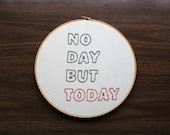 Hand Embroidery Hoop - Another Day