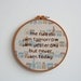 Hand Embroidery Hoop - The White Queen - CLEARANCE