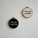 Hand Embroidery Hoop Set - Pumpkin and Honey Bunny