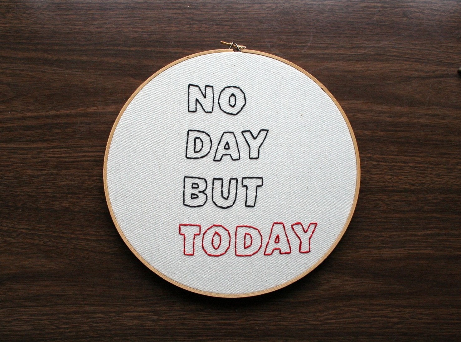 Hand Embroidery Hoop - Another Day