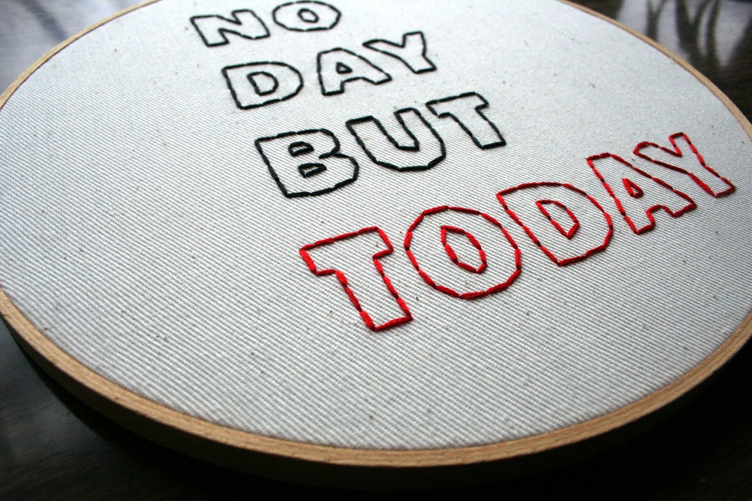 Hand Embroidery Hoop - Another Day