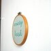 Hand Embroidery Hoop - Minty Fresh