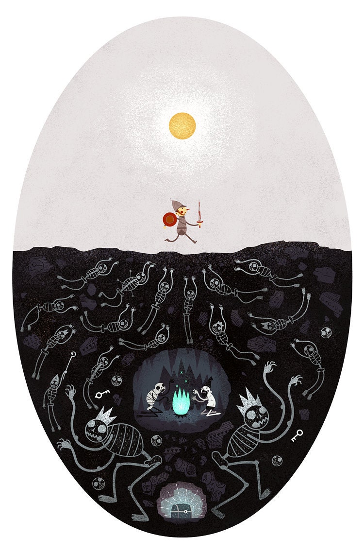 Questing - Print by Scott Benson
