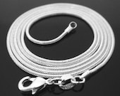 18 inch .925 sterling silver 1mm snake chain necklace Perfect for my pendants