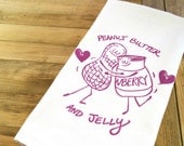 Peanut Butter and Jelly Tea Towel - fiskandfern