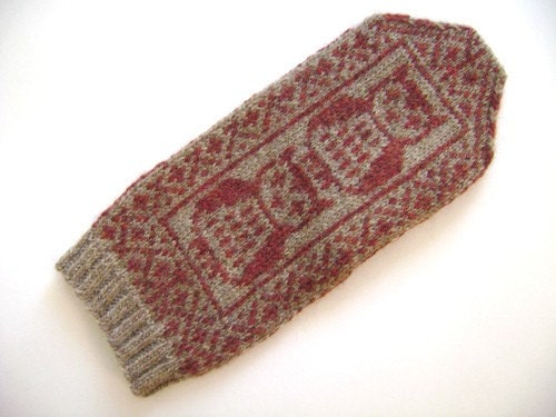 Owlmittens miten pattern