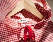Little Red Checkered Capelet