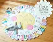fleur playmat and pillow pattern