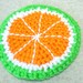 Green Tangerine Coaster - Single Drink Coaster