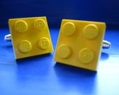 Yummy Yellow Brick Cufflinks
