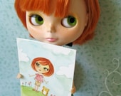 Custom MINI Watercolor Portrait of YOUR Blythe