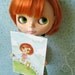 Custom MINI Watercolor Portrait of YOUR Blythe
