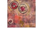 2 taupe flowers (Reproduction Print)