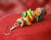 Vegetarian Dagwood Sandwich Earrings