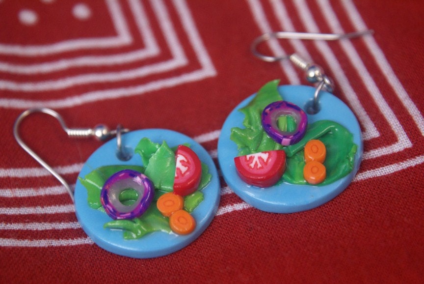 Veggie Salad Earrings