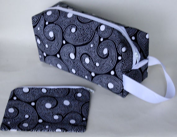 Black and White Large Box bag