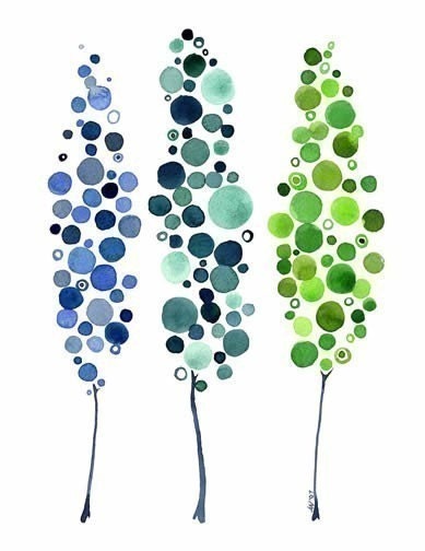 Standing Tall Watercolour Art Print Home Wall Art