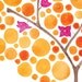 Watercolour Tree You Are Lovely Archival Art Print Inspirational Wall Art