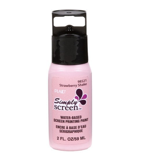 SALE  Strawberry Shake Pale Pink Simply Screen screen printing paint
