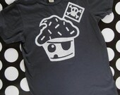 Pirate Cupcake Organic Cotton Unisex T Shirt