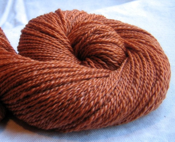 Tangerine Dreams Handspun Yarn - 220 Yards 14 wpi