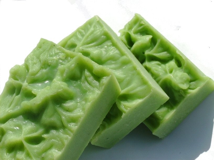 Aloe and Watercress Handmade Shea Butter Soap 