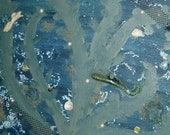 IODINE - 16 x 20 Stretched Canvas Mixed Media Painting - Sea Kelp - Ocean Decor - Underwater - Ready to Hang or Frame
