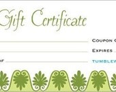 Gift Certificate - 75 USD