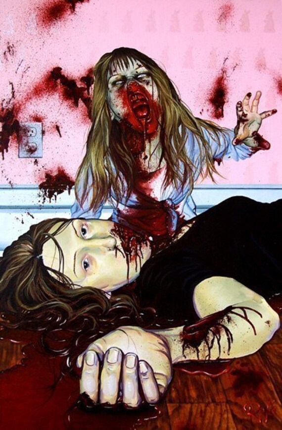 RW2 Signed Limited Edition Print 12 x 18 ZOMBIE 