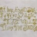 Love Life embroidery sampler-light moss