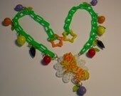 Fruity Stripey Zebra Necklace/Choker