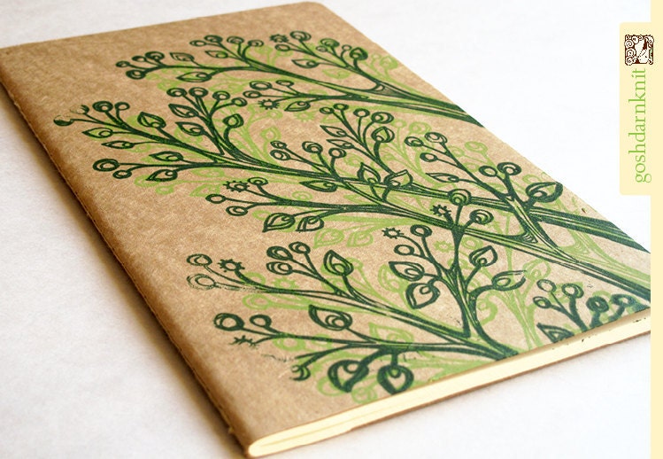Shadow Pods Moleskine Cahier . Large Notebook . Plain