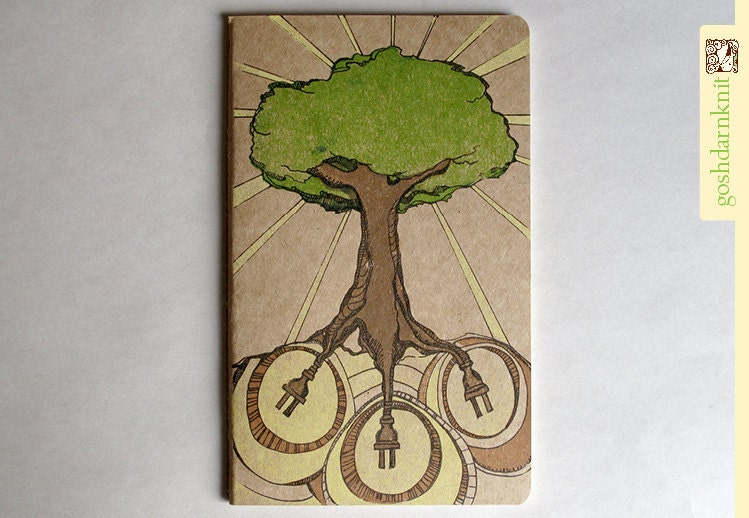 Roots Moleskine . Large . Plain