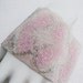 Soft Pink Bargello Hearts Peyote Cuff Bracelet (2383)