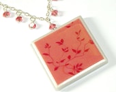 Coral Branches Pendant Necklace