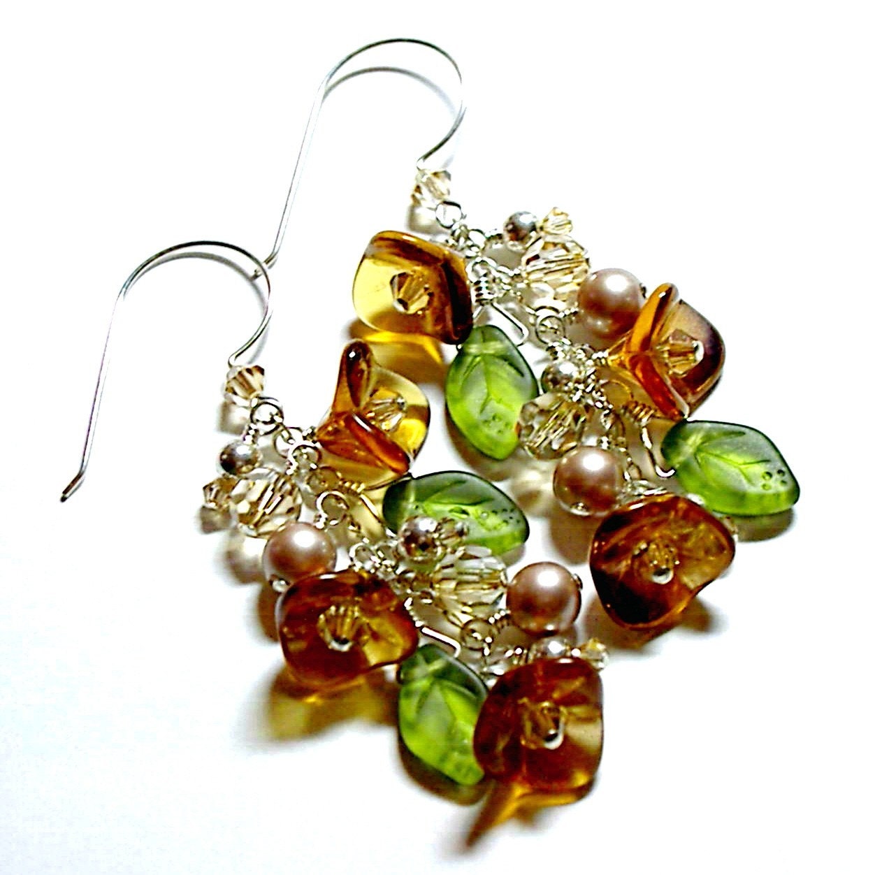 Amber Garden Earrings