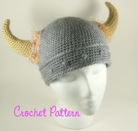 Barbarian Viking Beanie Crochet Pattern Instructions