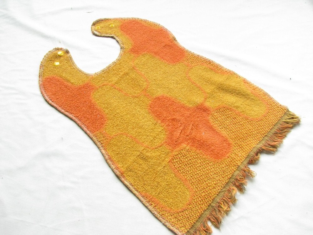 FOUR Vintage Towel Bibs