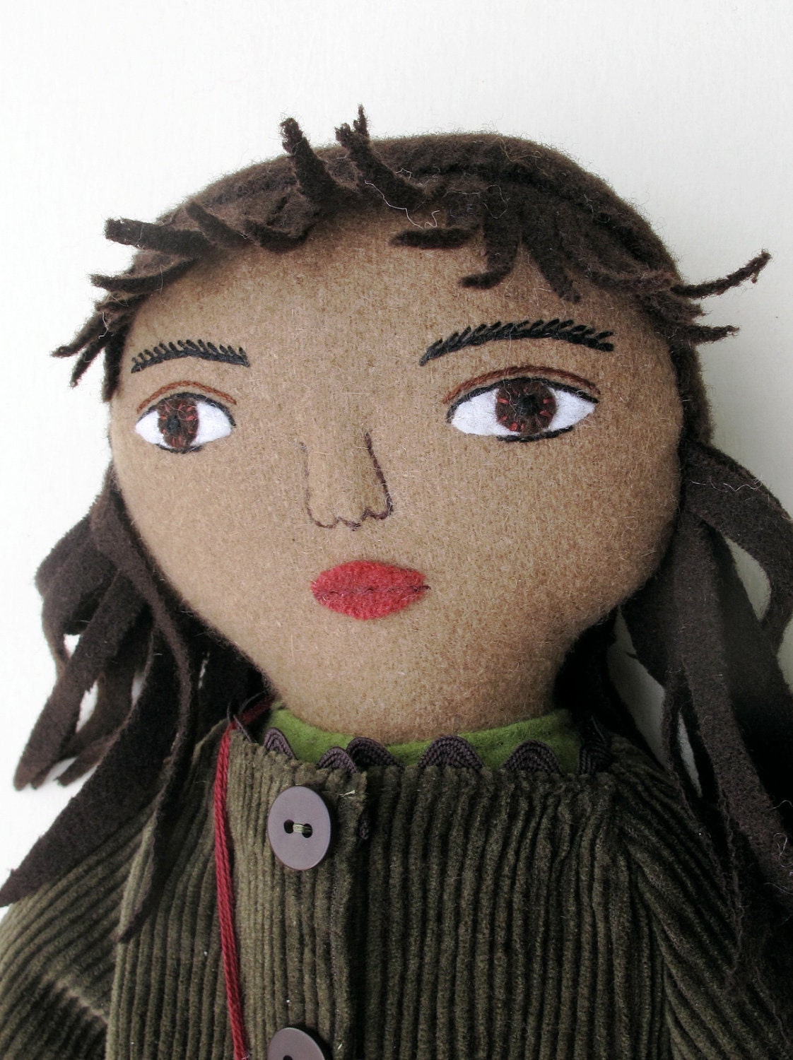 Autumn Girl wool doll