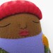Wool Baby Doll with flower