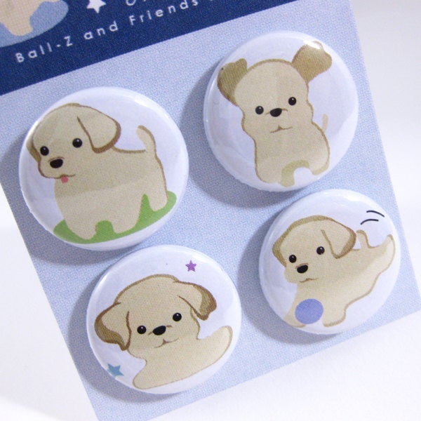 Labrador Retriever Magnets - Lab-Bi the Puppy MALB001