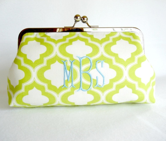 ADD ON- Monogram Option for Kisslock Frame Clutch Purses and Totes Bridesmaid Bride Wedding Gifts Preppy Prep Bridal
